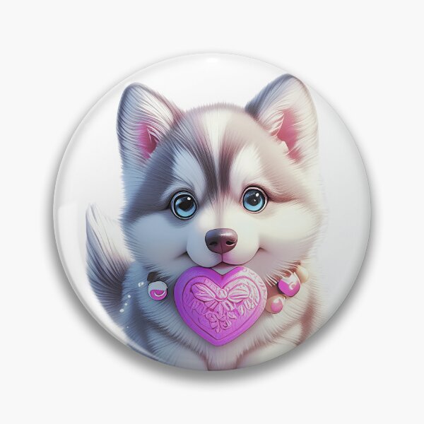 Item preview, My Pomsky Valentine  designed and sold by BHC-P.
