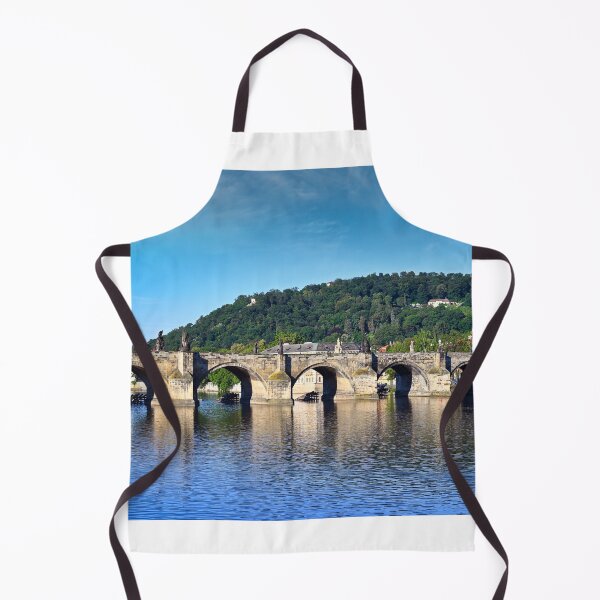Item preview, Old stone Charles bridge over Vltava river in Prague, Czech republic designed and sold by goceris.