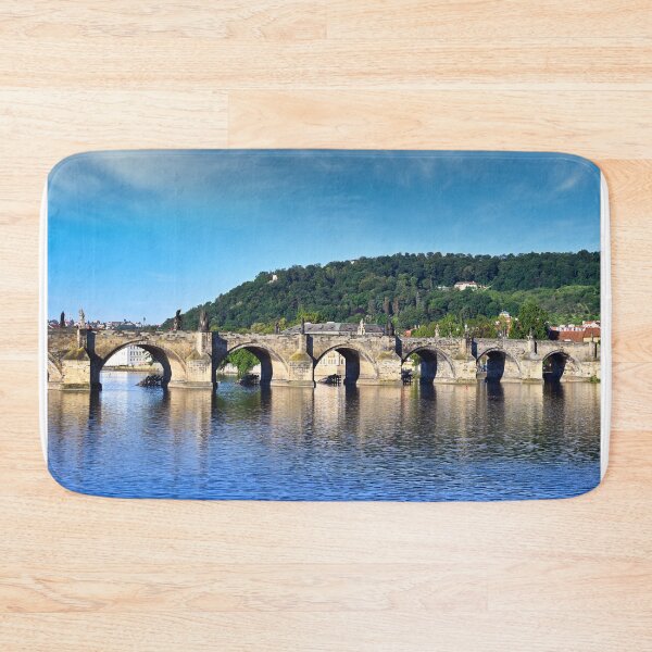 Item preview, Old stone Charles bridge over Vltava river in Prague, Czech republic  designed and sold by goceris.