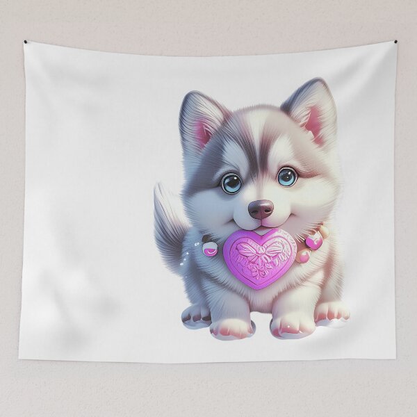Item preview, My Pomsky Valentine  designed and sold by BHC-P.