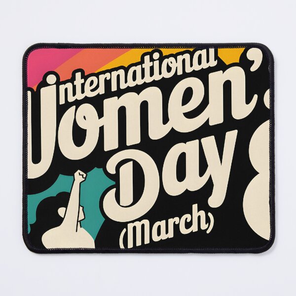 Item preview, Retro Poster Celebrating International Women's Day on March 8 designed and sold by Creative88Art.