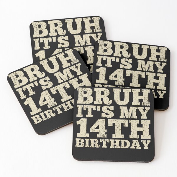 Item preview, Bruh it's my 14th birthday Funny Kids Boy Girl designed and sold by REDDLINE.