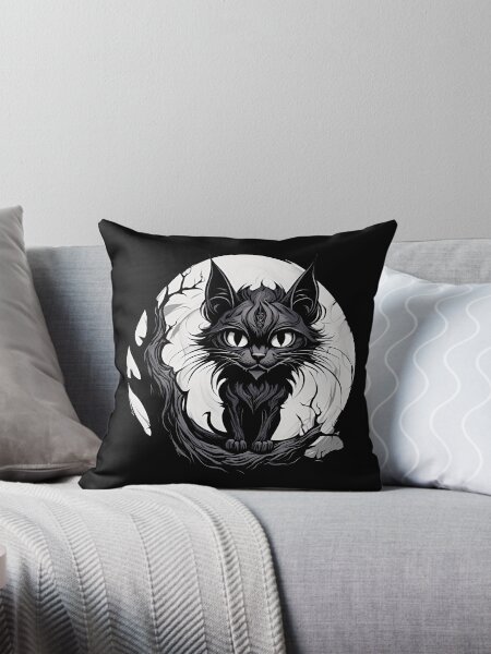 Artikel-Vorschau von Schwarze Katze im Mondlicht, designt und verkauft von LTTS.