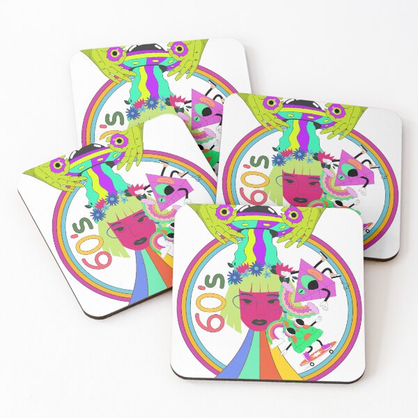 Item preview, Psychedelic 60s Alien Vibrations  designed and sold by AuraTides.