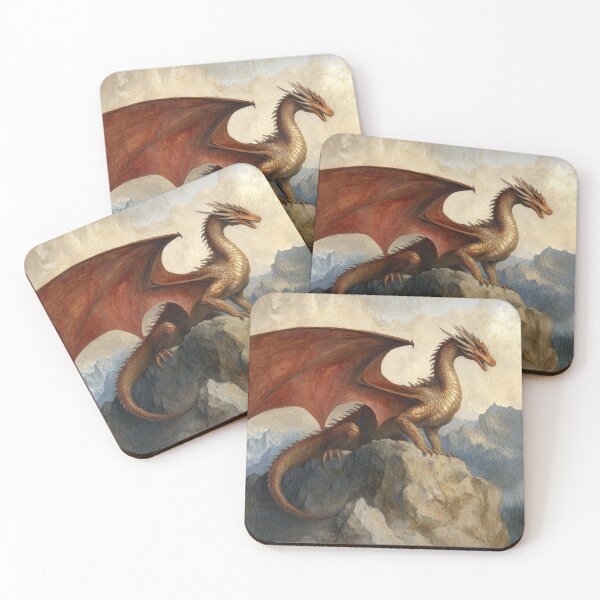 Item preview, Golden Dragon Mountains designed and sold by GrinGalore.