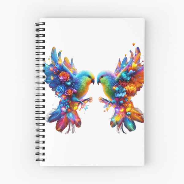 Item preview, Eternal Love – A Valentine’s Day Special Lovebirds Artwork ❤️✨ designed and sold by GloriousArtSKD.
