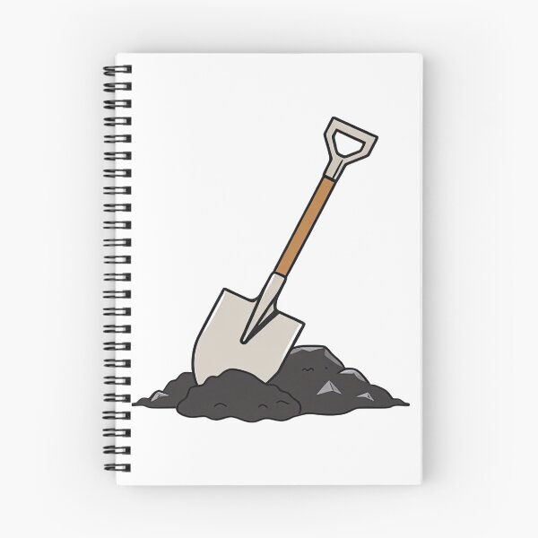 Item preview, Shovel with Soil - Gardening Tool for Outdoor Projects designed and sold by artwaves.