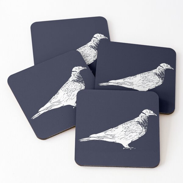 Item preview, Band-tailed Pigeon White Design  designed and sold by designsasstultd.