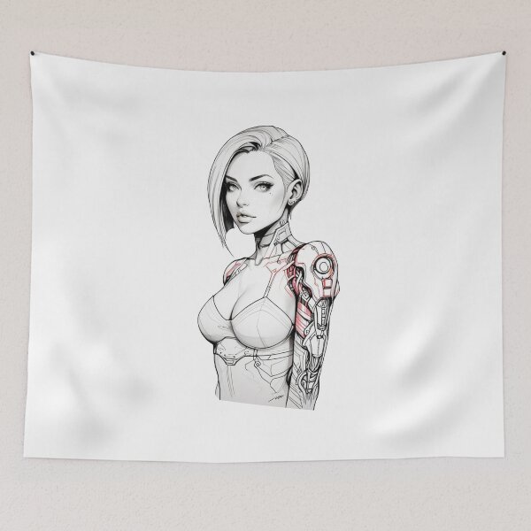 Item preview, Chica cyborg designed and sold by ArtCraftLab.