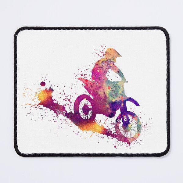Item preview, Motocross Boy Sports Gift Watercolor Dirt Bike designed and sold by LotusGifts.