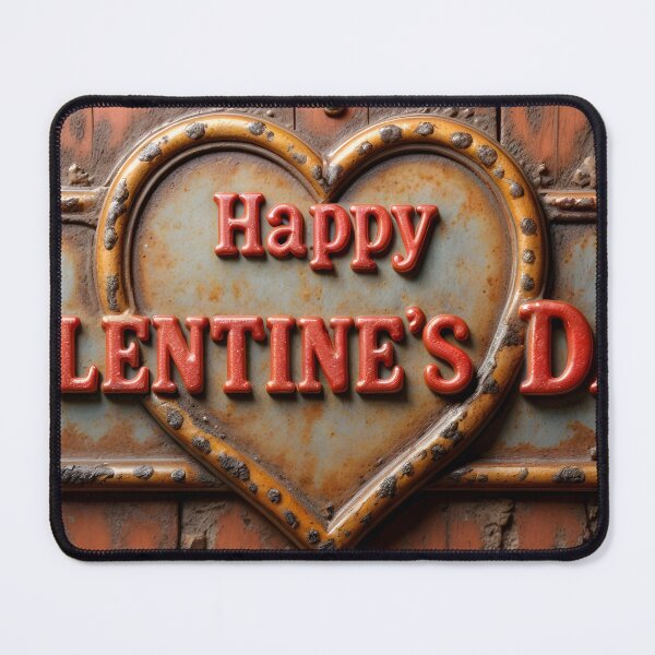 Item preview, Heart Shaped Valentine's Day Sign with Rustic Wooden Background designed and sold by Creative88Art.