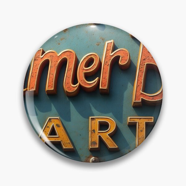Item preview, Vintage Metal Sign with Summer Beach Party Text and Rustic Design designed and sold by Creative88Art.