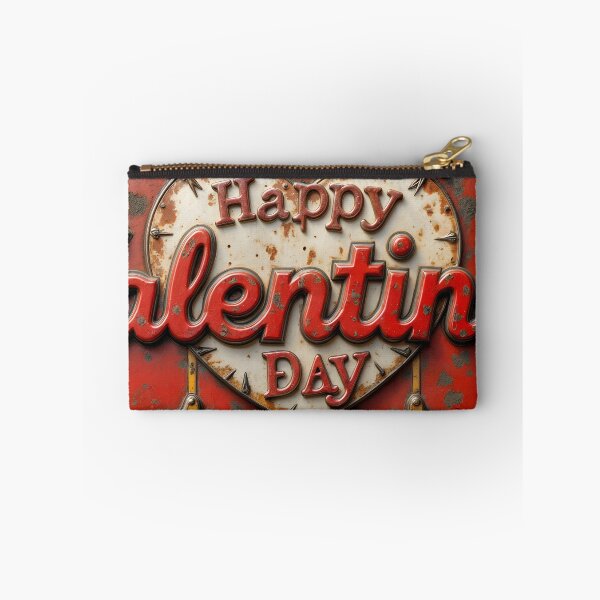 Item preview, Vintage Valentine's Day Sign with Heart and Golden Accents designed and sold by Creative88Art.