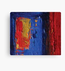 Red Blue and Yellow Canvas Print