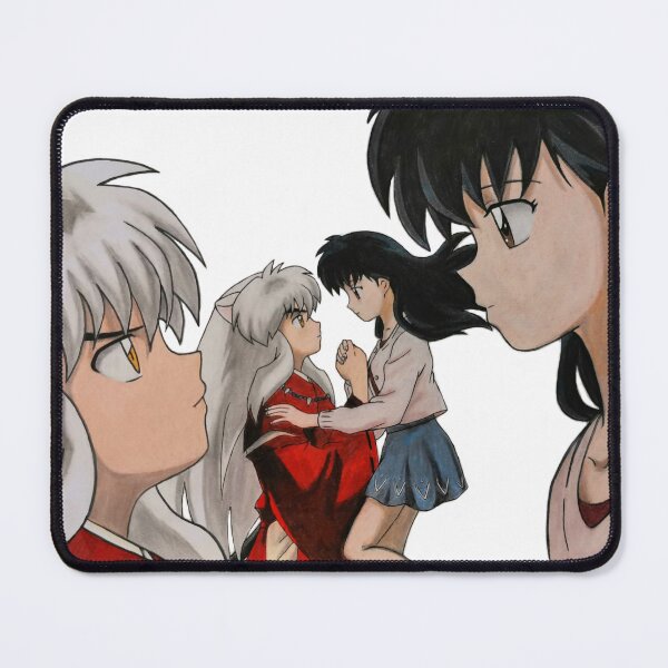 Vista previa del artículo con la obra «Inuyasha y Kagome», diseñado y vendido por giadleo.