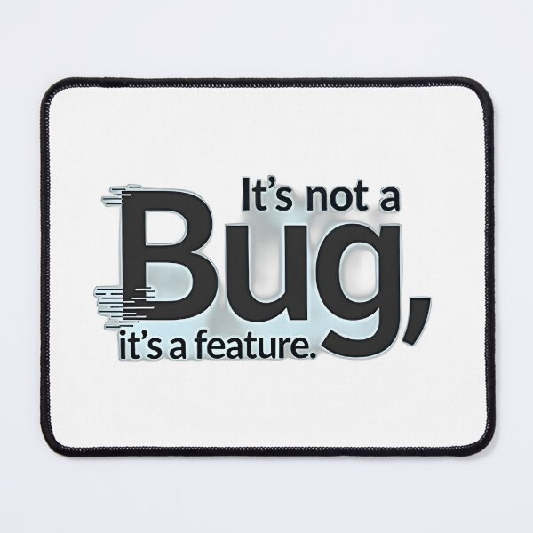 Item preview, It's Not a Bug, It's a Feature - Glitchy Sticker designed and sold by JossDesign15.