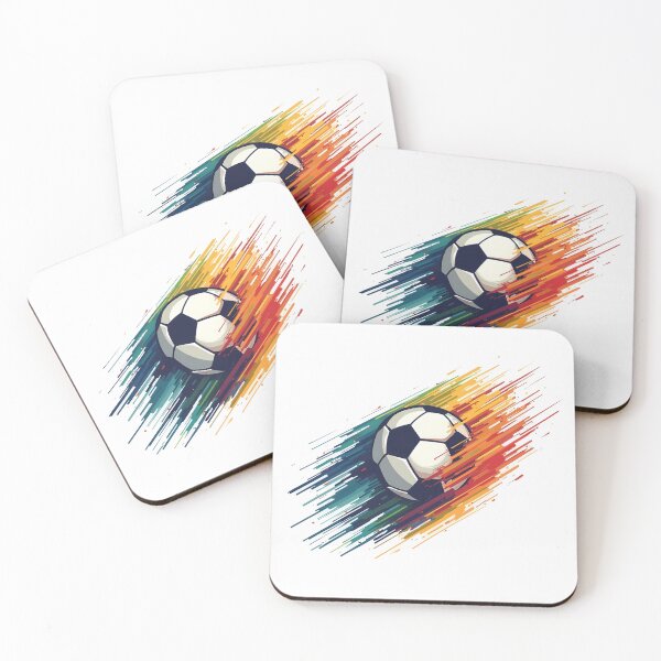 Item preview, Soccer Ball Colorful Dynamic Illustrations Sports Moments Goal designed and sold by ART ATTACK ZONE.