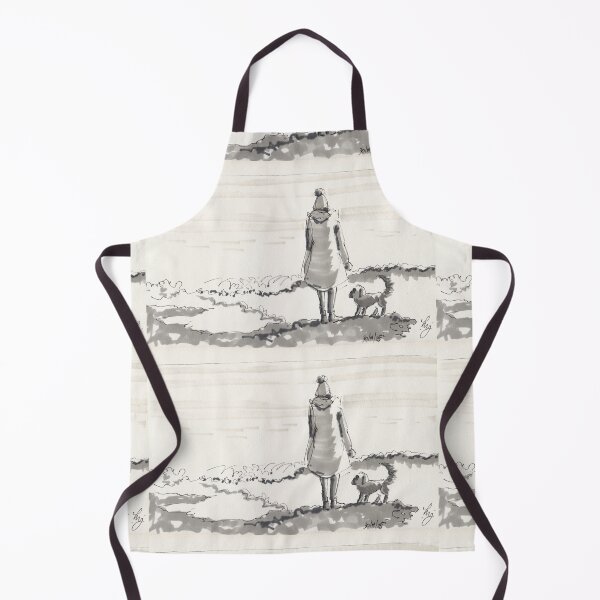 Item preview, Woman and dog looking out to sea designed and sold by MikeJory.