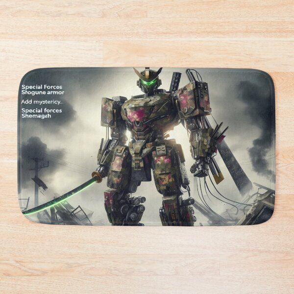 Item preview, Cyber Shogun Rockbot – The Ultimate Warrior of Power and Rebellion - Model 27 designed and sold by NeonBot_Shop.
