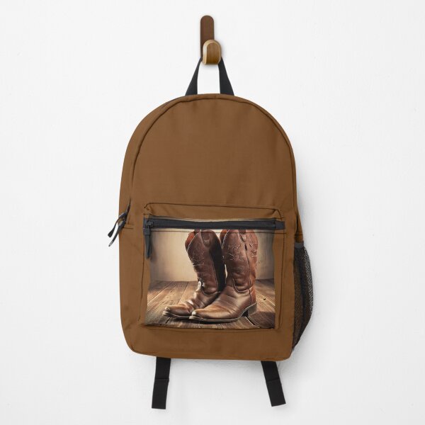 Item preview, Vintage Leather Cowboy Boots, Old Western Art designed and sold by Phat Dog Designs .