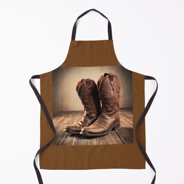 Artikelvorschau, Vintage Cowboystiefel aus Leder, alte Westernkunst entworfen und verkauft von Phat Dog Designs .