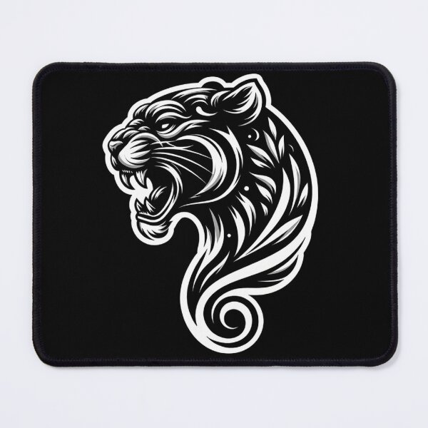 Item preview, Fierce & Stylish Tiger Logo T-Shirt designed and sold by TotemTshirt.