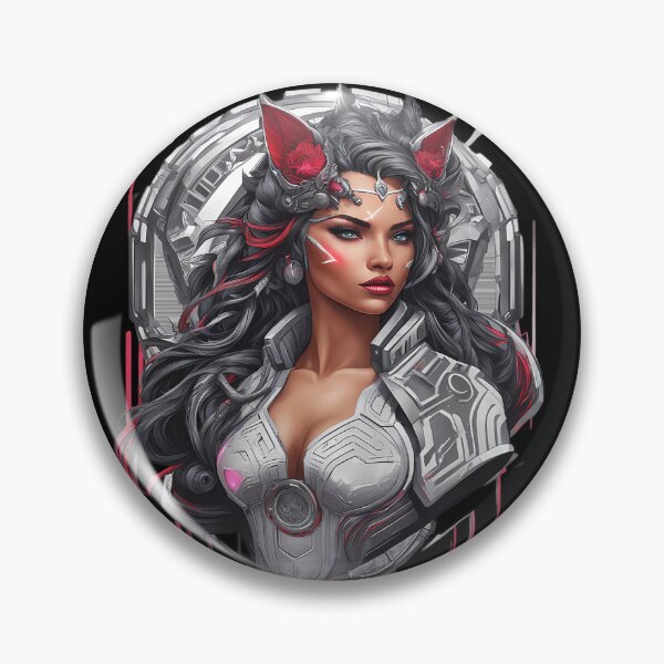 Item preview, Cyber Women Warrior Goddess – Futuristic Female Cat Character Design designed and sold by MystiqSlav.