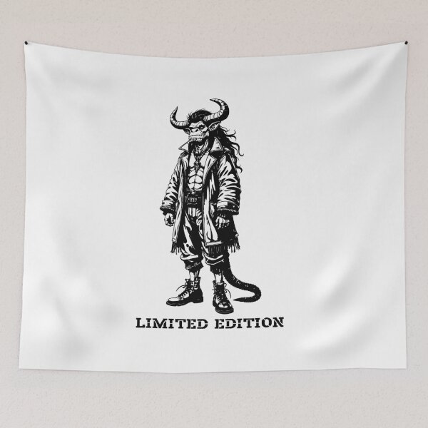 Item preview, nique Creature in Urban Attire - Limited Edition Art Print designed and sold by Hen-C-Art.