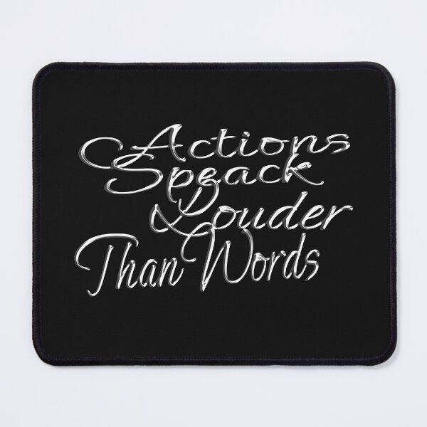 Item preview, Motivational quote, action speak louder than words  designed and sold by Ahtrade.