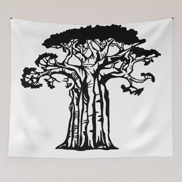 Item preview, Baobab Tree of Life, African Tree designed and sold by LotusDigitalArt.
