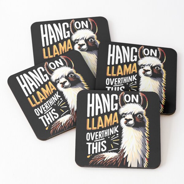 Item preview, Hang On, Llama Overthink This designed and sold by YatoMino.