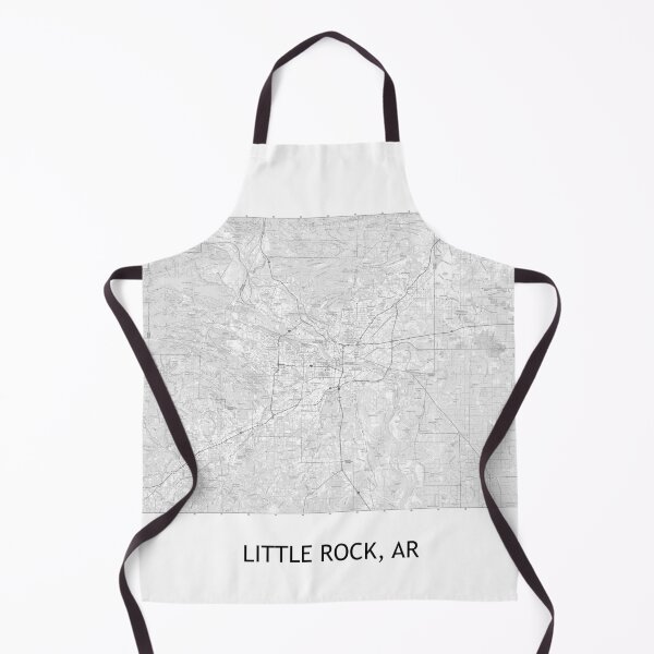 Item preview, LITTLE ROCK, AR 100K Topographical Map Black and White designed and sold by PGHPhotoCo.