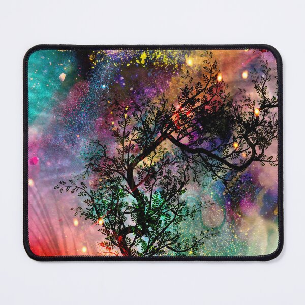 Item preview, The old crooked acacia tree in front of the light spectacle designed and sold by AnnabellaRh.