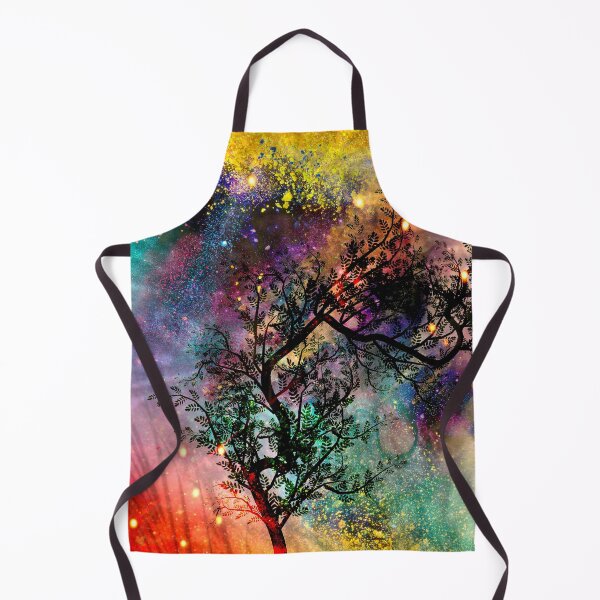 Item preview, The old crooked acacia tree in front of the light spectacle designed and sold by AnnabellaRh.
