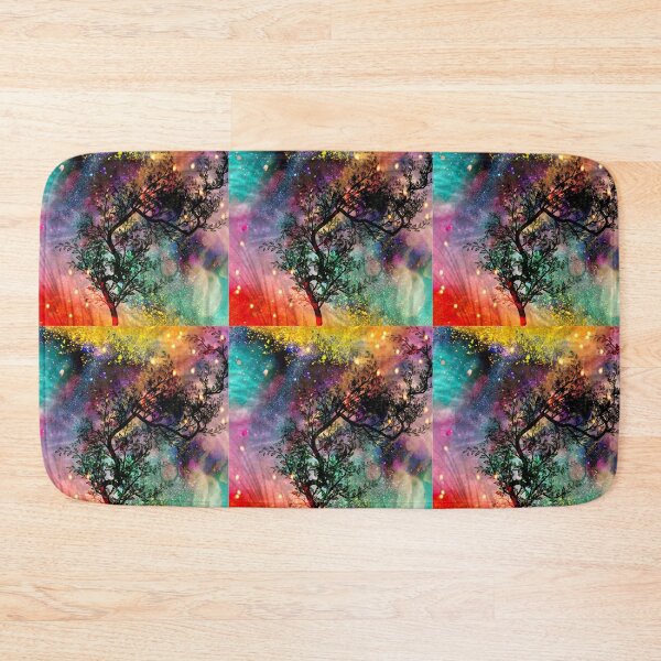 Item preview, The old crooked acacia tree in front of the light spectacle designed and sold by AnnabellaRh.