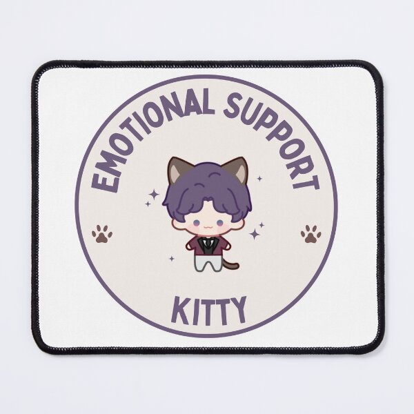 Item preview, Love and Deepspace | Rafayel | Otome Game | LADS | Qi Yu Sticker | Emotional Support Kitty | Cat Rafayel | Cat Love & Deepspace | Kitty Rafayel designed and sold by matchaisu.