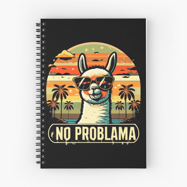 Item preview, No problama Funny Llama  designed and sold by SteezeeStore.