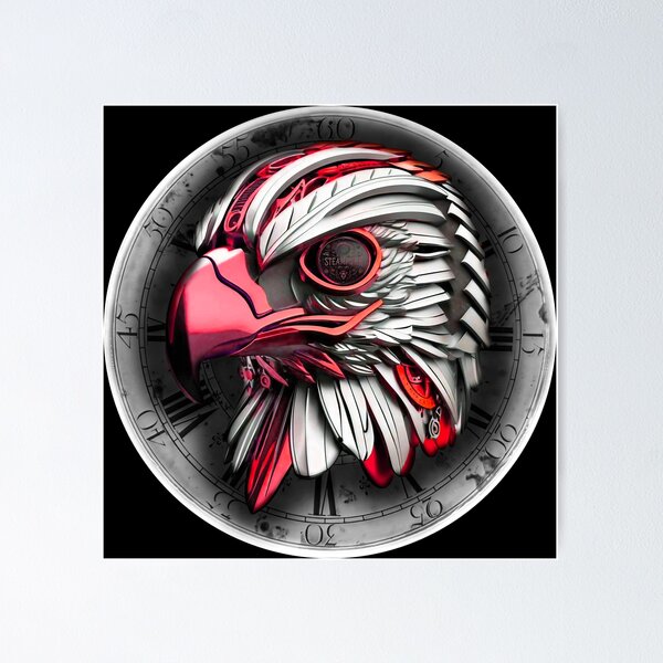 Item preview, Steampunk retro style Falcon designed and sold by Drone-tees.