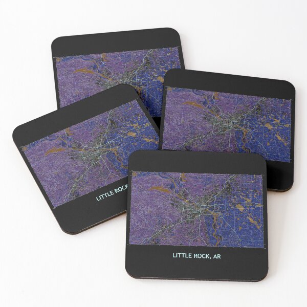 Item preview, LITTLE ROCK, AR 100K Topographical Map Dark designed and sold by PGHPhotoCo.