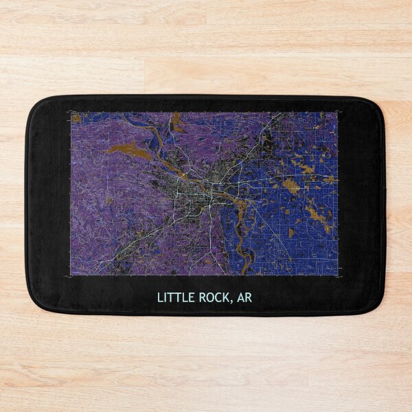 Item preview, LITTLE ROCK, AR 100K Topographical Map Dark designed and sold by PGHPhotoCo.