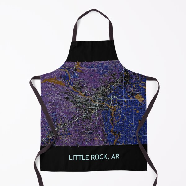 Item preview, LITTLE ROCK, AR 100K Topographical Map Dark designed and sold by PGHPhotoCo.