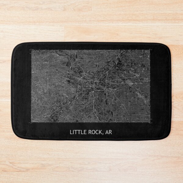 Item preview, LITTLE ROCK, AR 100K Topographical Map Black designed and sold by PGHPhotoCo.