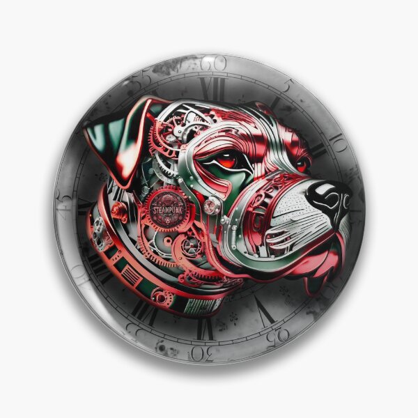 Item preview, Steampunk retro style Rottweiler designed and sold by Drone-tees.