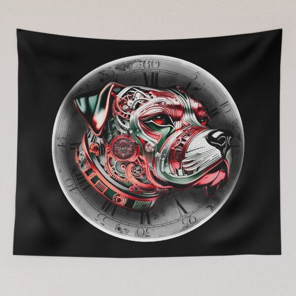 Item preview, Steampunk retro style Rottweiler designed and sold by Drone-tees.