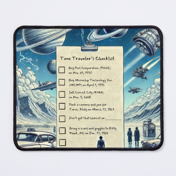 Item preview, Time Travel Checklist III designed and sold by nature. electrified..