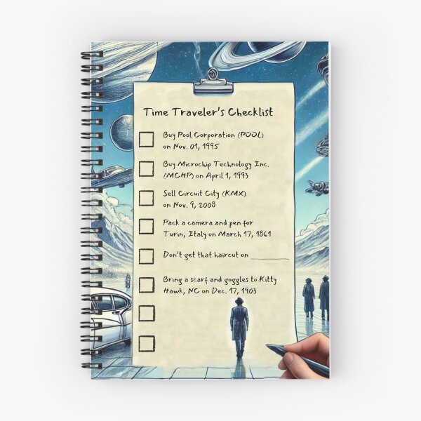 Item preview, Time Travel Checklist III designed and sold by nature. electrified..