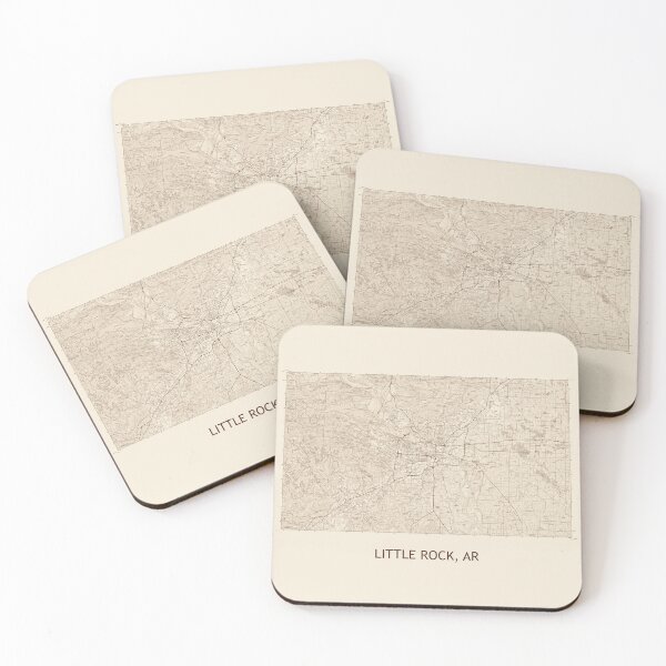Item preview, LITTLE ROCK, AR 100K Topographical Map Vintage designed and sold by PGHPhotoCo.