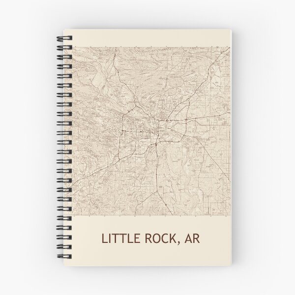 Item preview, LITTLE ROCK, AR 100K Topographical Map Vintage designed and sold by PGHPhotoCo.