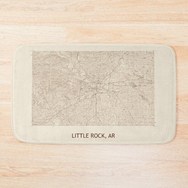 Item preview, LITTLE ROCK, AR 100K Topographical Map Vintage designed and sold by PGHPhotoCo.