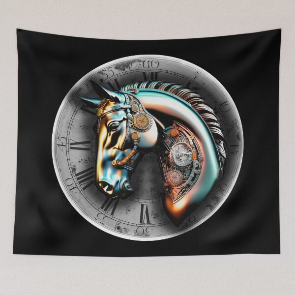 Item preview, Steampunk retro style Horse designed and sold by Drone-tees.
